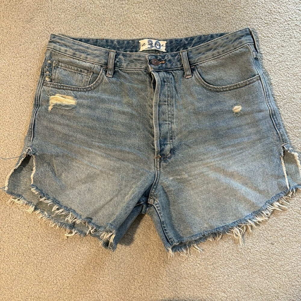 We the Free long denim shorts